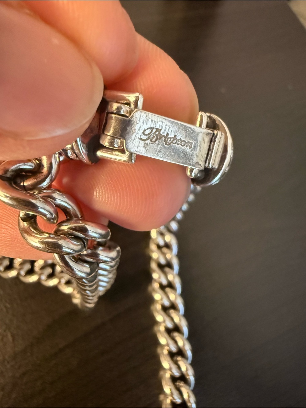 Brighton Silver-Tone Chain Necklace with Cross Motif - Picture 2 of 6